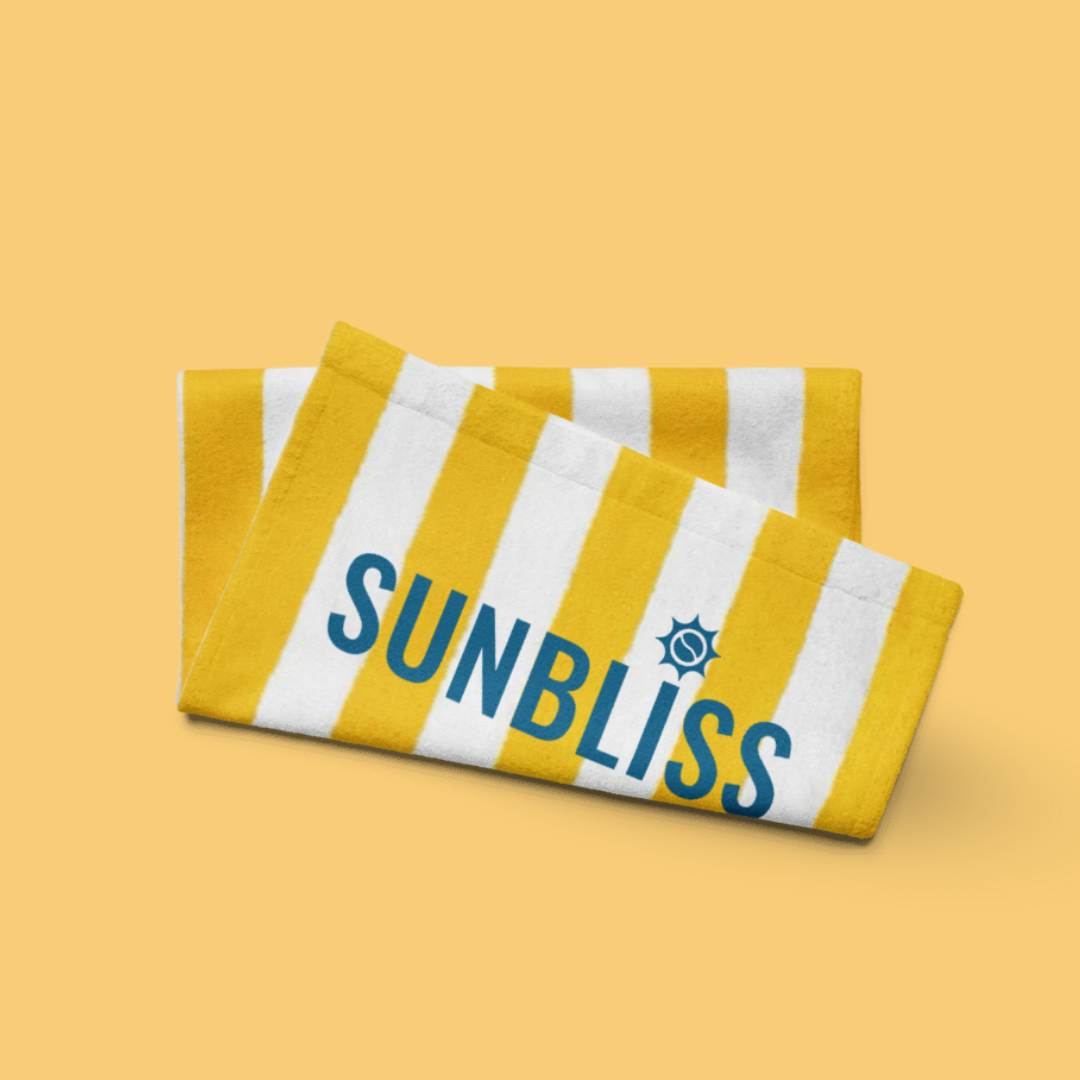 Sunbliss Striped Beach Towel