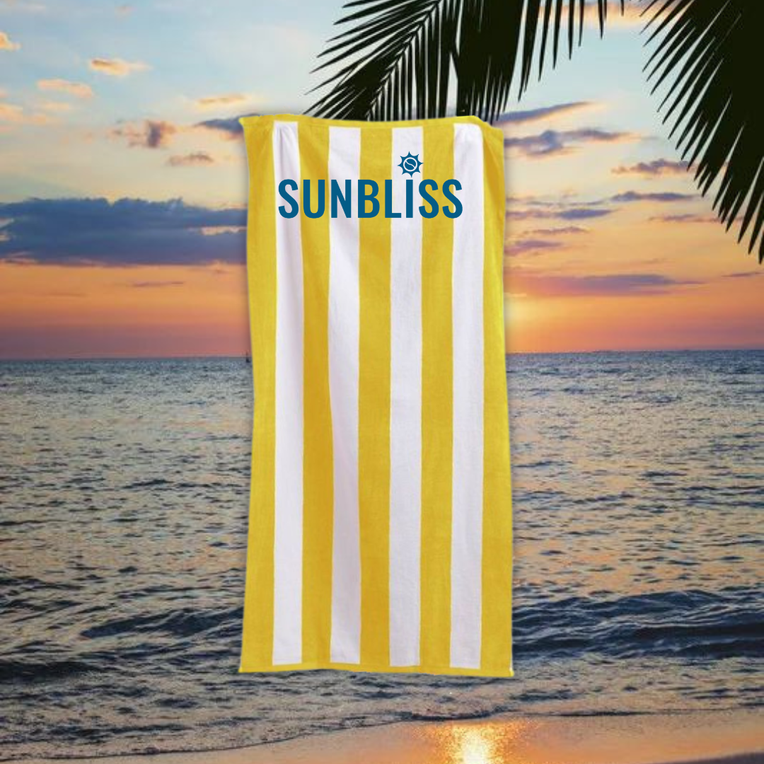Sunbliss Striped Beach Towel