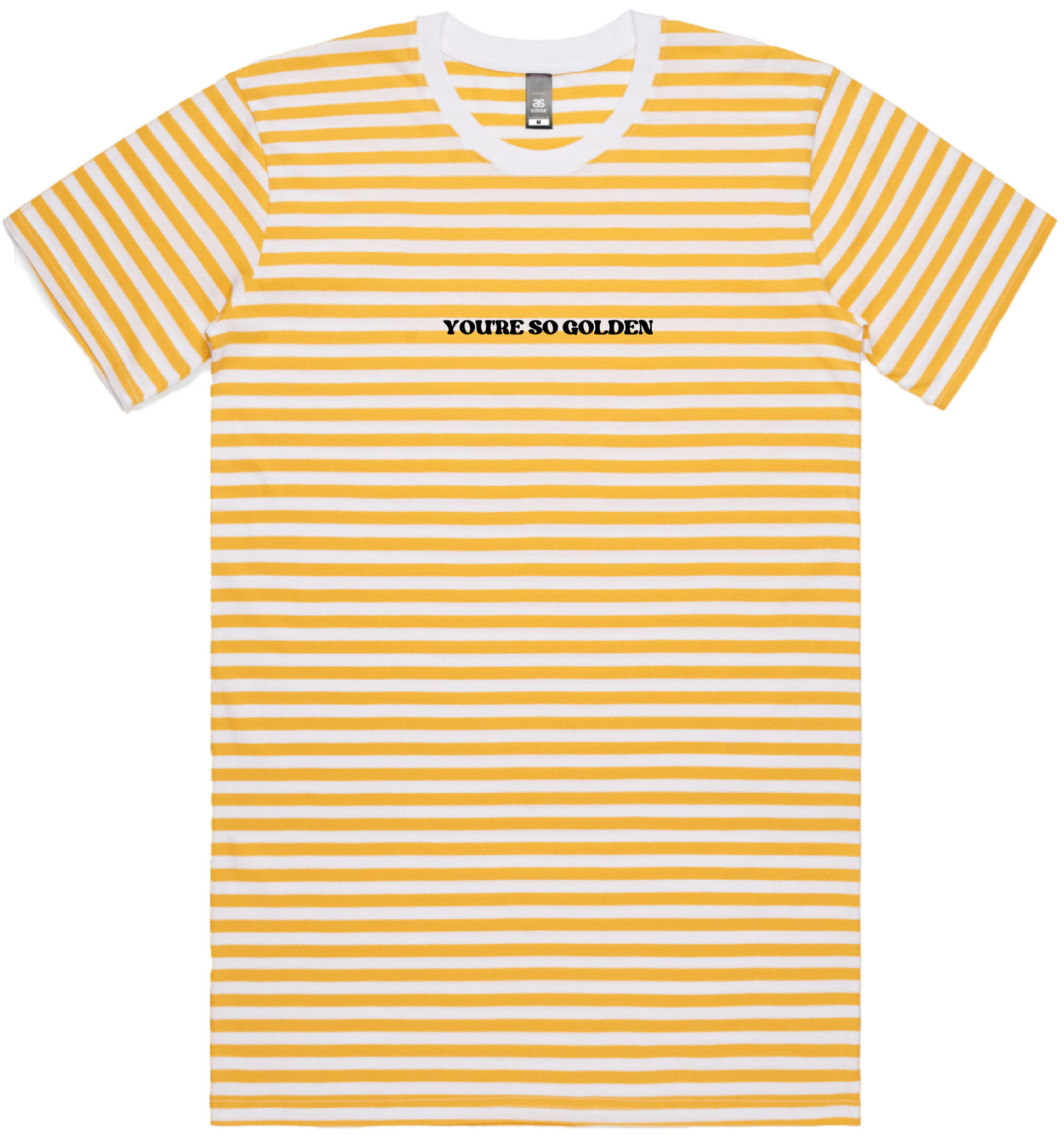 You're So Golden Striped Yellow Shirt